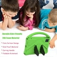 thumbnail image 6 of Kids Case for 2025 Tab 2 10.1", Children Friendly EVA Foam Protective Stand Handle Cover for T-Mobile Tab 2 10.1 Inch Tablet - Green, 6 of 14