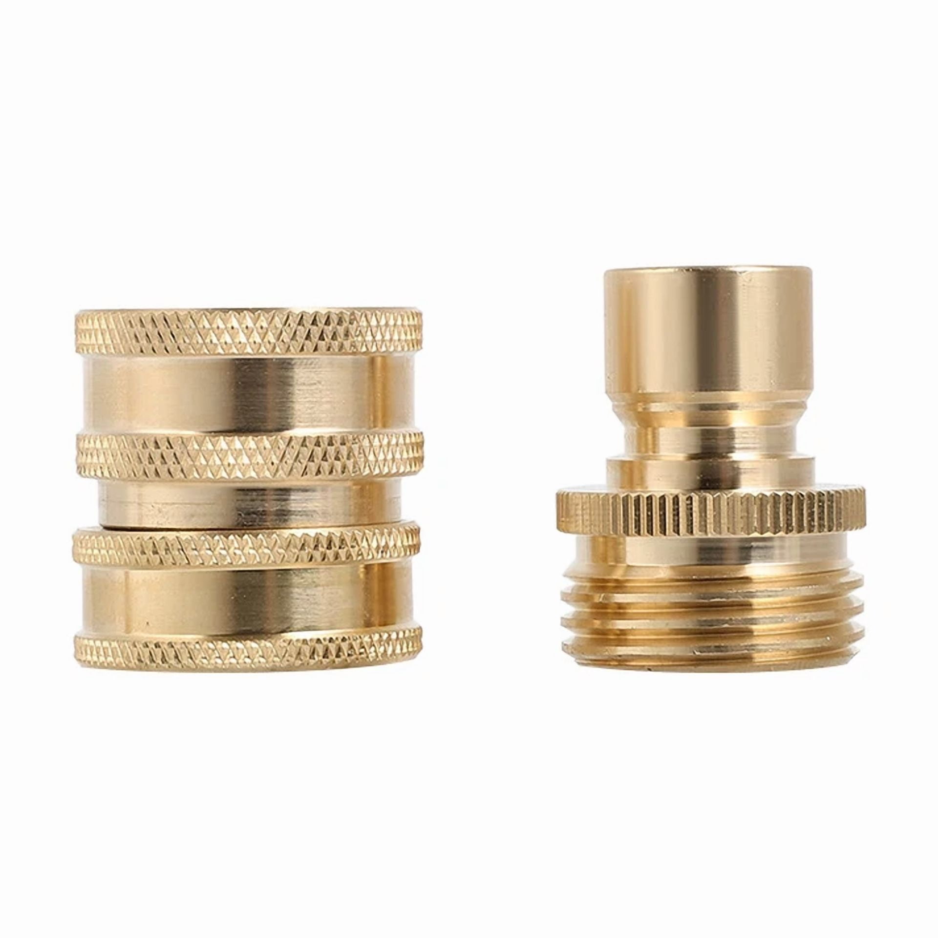 ZYLER- 3/4" Garden Hose Quick Connect Water Solid Brass Female Male Connector Set New
