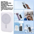 thumbnail image 4 of Solar Solar Power Bank 10000mAh Fast Charging Wireless Portable Charger Magnetic Battery Pack for Camping Travel Emergency Use, 4 of 7