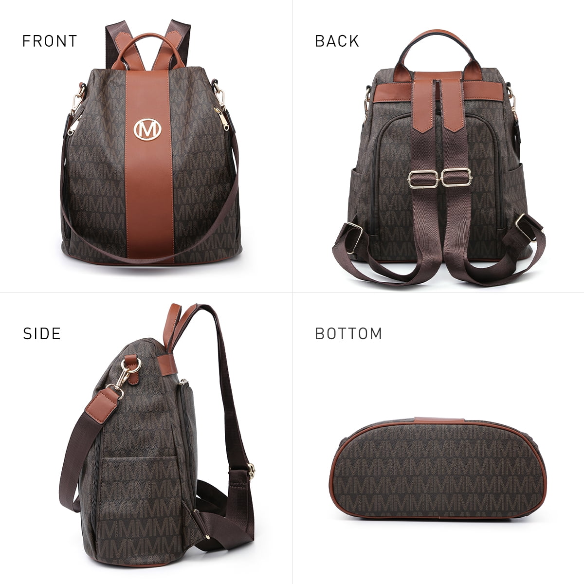 Mkp Fashion Backpack Purse Multi Pockets Snature Anti-Theft Rucksack :\') Amazon.com: MKP Women Fashion Backpack Purse Multi Pockets  main image 2