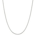 thumbnail image 1 of Solid 925 Sterling Silver 1.25mm 8 Side Diamond-Cut Box Chain Necklace 26", 1 of 2