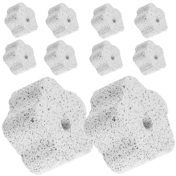Hemobllo 10pcs Hamster Bite Prevention Pumice Stone Light Grey for Pet Care
