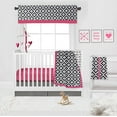 thumbnail image 3 of Bacati - Aztec Love Black/Fuchsia Musical Baby Crib Mobile, 3 of 8