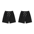 thumbnail image 4 of Minnieouse Pantalones de encaje de hielo, pantalones cortos sueltos, traje de hombre, piel lavable a la moda, cierre para niño, mujer Unisex, Type8 NO8, 4 of 6
