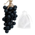 thumbnail image 4 of Jabón de uva en una cuerda con forma de racimo de uvas, de jabón, regalo de cumpleaños, jabones de baño decorativos hechos a mano para esposa, Negro 40 piezas, 4 of 8