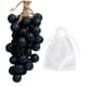 thumbnail image 4 of Jabón de uva en una cuerda con forma de racimo de uvas, de jabón colgante, decoración de regalo, jabones de baño hechos a mano para mujeres y Negro 40 piezas, 4 of 8