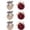 Mixed-6, variant on Fymall 6pcs Plaid Christmas Ball Ornaments 3.14 Inch Shatterproof Hanging Baubles for Xmas Tree Holiday Party Home Decor