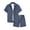 🔥 Blue, variant on Dianli Men's Solid Color Collared Short Sleeve Button-Down Shirt with Drawstring Slanted Pockets and Shorts Set, Relaxed Summer Loungewear, Breathable Two Piece Fashion Outfit Pink M