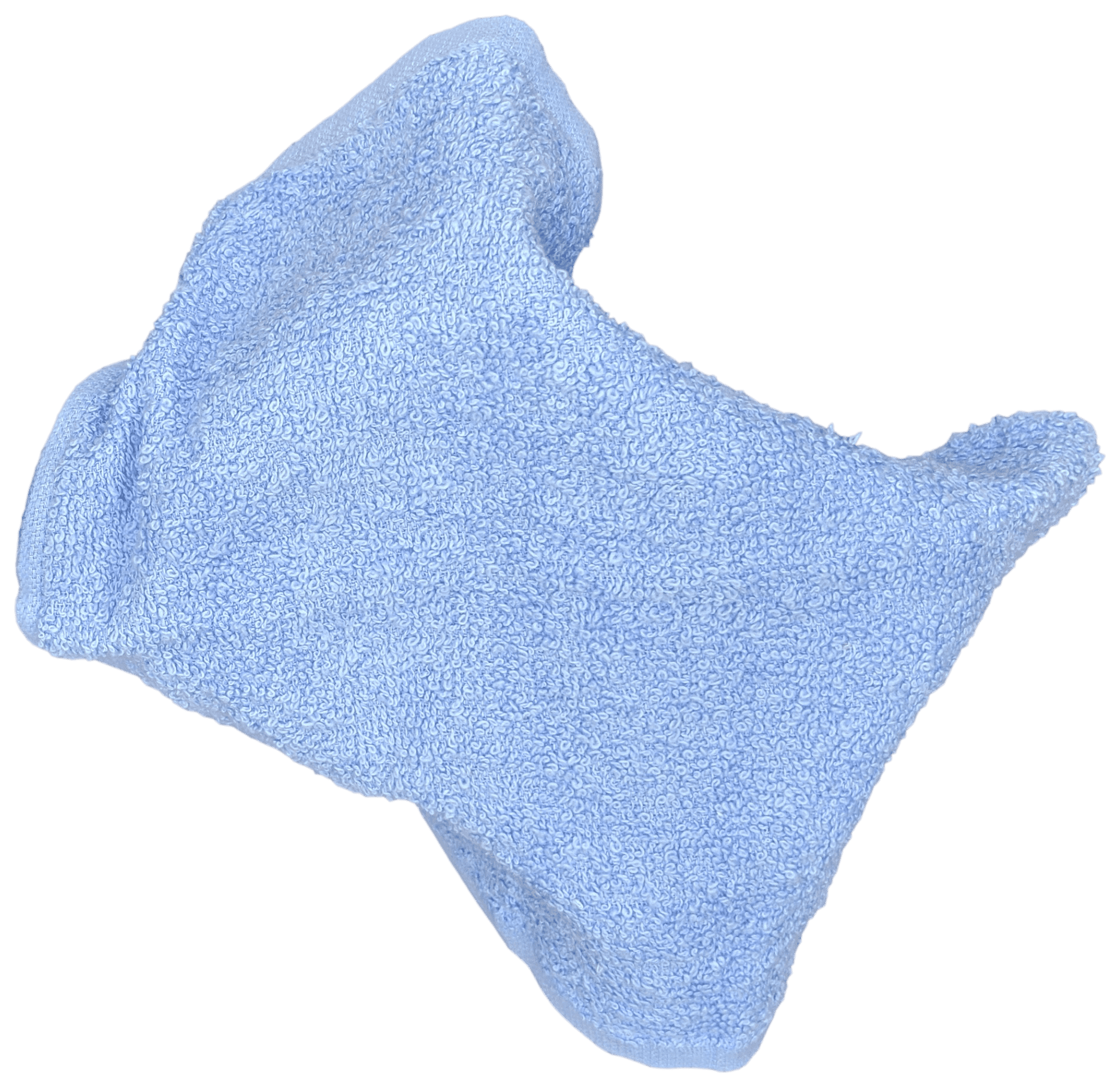 24 Pack 16 x 27 Light Blue Cotton Hand Towels | Gym Spa Hair Salon