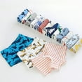 thumbnail image 4 of HAOYUNL 6 Packs Boys Briefs Underwear for Kids Toddler Cotton  Dinosaur Print Panties Shorts Undies Little Boys Underwear 2-10T, 4 of 9