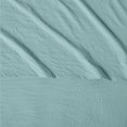 thumbnail image 3 of Brushed Microfiber Sheet Set, Extra Soft with Natural Texture, 4-Piece, Queen, Blue, 3 of 10
