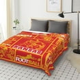 thumbnail image 3 of Red Kingdom Blanket Super Cozy Flannel Throw Blanket Soft Plush Travel Blanket for Sofa Bed Couch Living Room Chair 60" x 50", 3 of 6