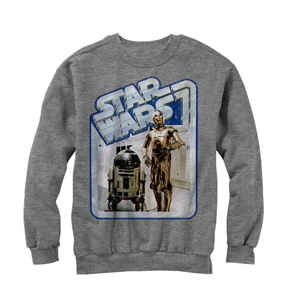 Men's Star Wars Tantive Droids Sweatshirt Athletic Heather Medium