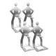 thumbnail image 2 of Paquete de 4 divertidos soportes para parrilla, soportes para salchichas y perritos calientes, soportes portátiles para perritos calientes, brochetas, 2 of 9