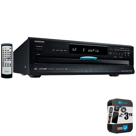 Onkyo DX-C390 6 Disc CD Changer Bundle with 3 Year CPS Enhanced Protection Pack