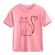 thumbnail image 1 of TaTaai School Season Cute Print Short Sleeve T-Shirt, Valentine's Day Casual Top, Unisex All Season Graphic Tee Gift, 1 of 8