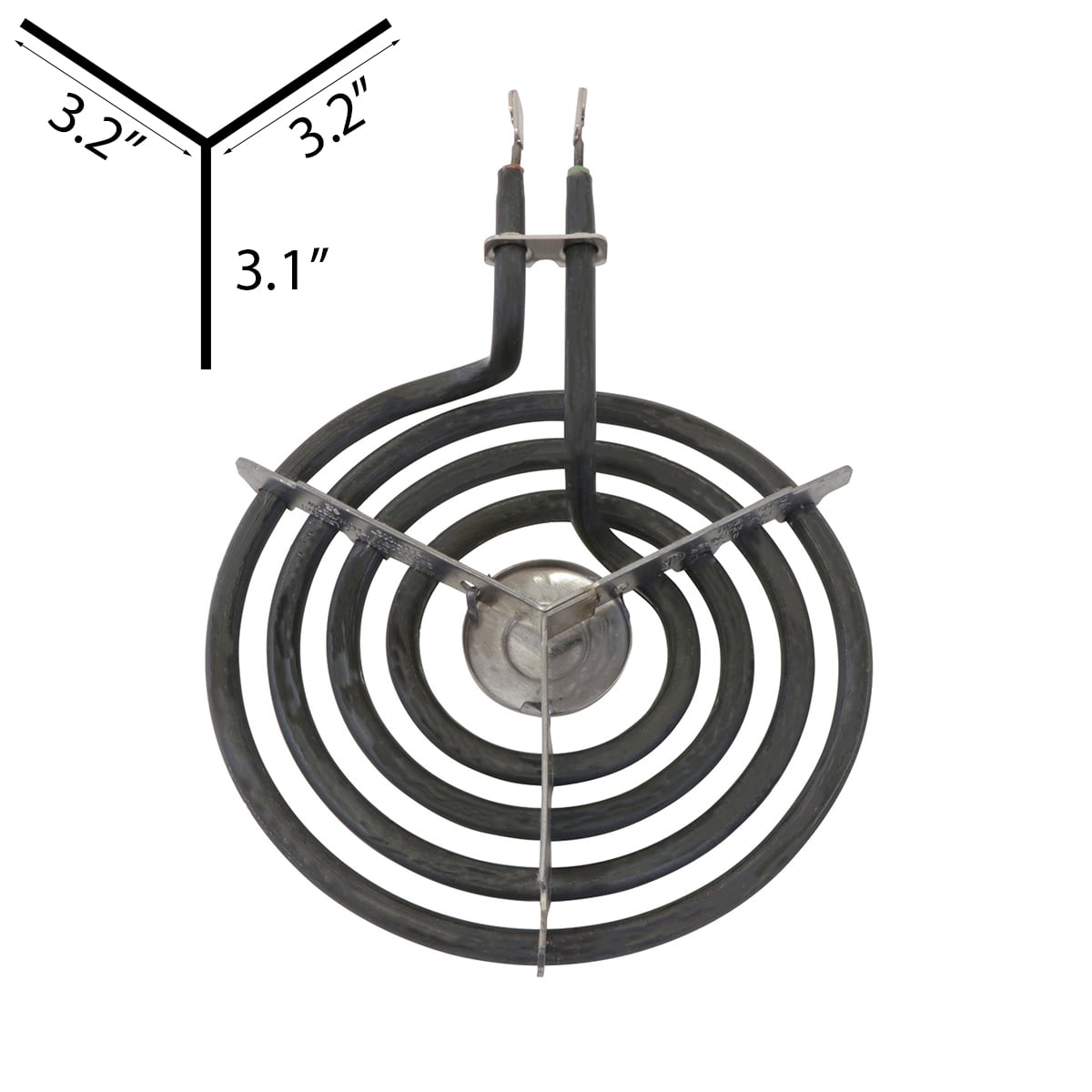 Kitchen Basics 101 WB30T10074 WB30T10078 Electric Range 4 Piece Set Surface Element Burner Kit for GE Hotpoint AP3186376, 243922, 911363, WB30T10033, AP5983743, WB30X20479, WB30X24401, PS11721464