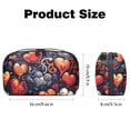 thumbnail image 5 of Hearts Battle USB Organizer Oxford Cloth Waterproof Electronic Gadget Storage Bag 5.9x9.44x3.14 in Hard Drive Case Portable Small Box Cell Phone Charger Cord Organizer, 5 of 6