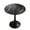 Black Marbling, variant on GZXS Farmhouse Round Dining Table, 23.6" Diameter Natural Wood Finish MDF Top with Metal Pedestal Base, Easy to Clean & Assemble, Versatile for Kitchen, Apartment & Dining Room