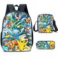 thumbnail image 2 of Pokemon Sac à Dos d'Étudiant Ensemble Trois Pièces - Semaine, 2 of 4