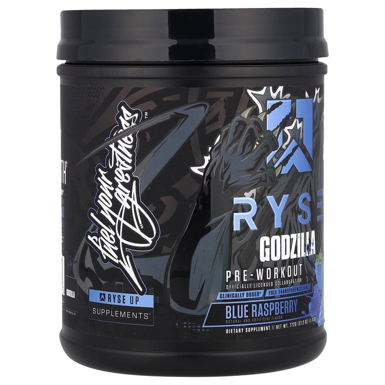 RYSE Godzilla X Noel Deyzel Pre Workout Powder - Blue Raspberry