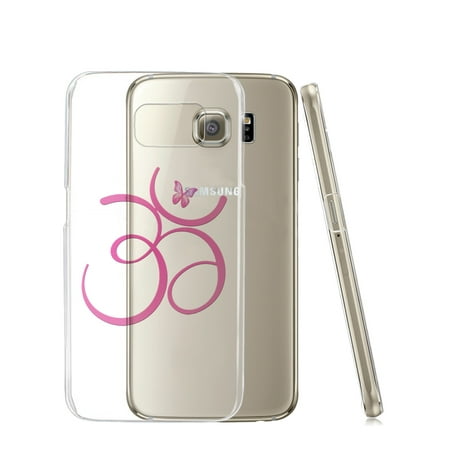 KuzmarK™ Samsung Galaxy S6 Edge Clear Cover Case - Om Pink