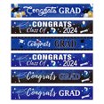 thumbnail image 3 of Hbdhejl Graduation Season Banner Banner Blue And Black Color Scheme Graduation Scene Decoration Hanging Cloth Party Decoration Props, 3 of 3