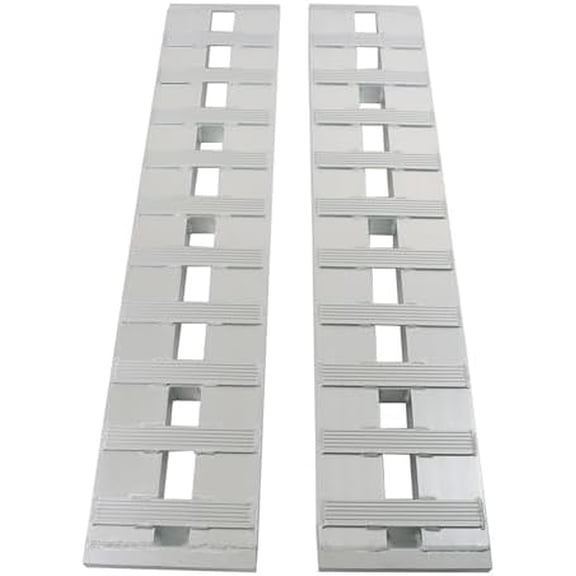 60 x 12 Inch Aluminum Ramps Silver 6500LBS Replacement for Car Trailer Truck ATV UTV Pickup$$Other