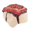 thumbnail image 3 of Tocado - 6.7\\\\\\\\'\\\\\\\\' Diámetro. Gorro de cabeza aterrador para marrón, 3 of 9