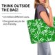 thumbnail image 2 of Balery Bamboo Bolsa Tote Estilo Estético con Cremalleras, Bolsa de Hombro, Bolsa de Compras Grande y Plegable, 2 of 8