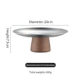 thumbnail image 6 of 7.9 Inch Cake Stand Metal Cake Dessert Stand with Base, Round Cupcake Stand, Wedding Birthday Party Base Display Platform, 6 of 6
