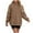 Womens Hoodies & Sweatshirts Brown, variant on Plus Size Hoodies for Women with Front Pocket Pullover Fleece Lined Sweatshirts Ladies Casual Solid Loose Basic Comfort Hooded Tops XS-5X