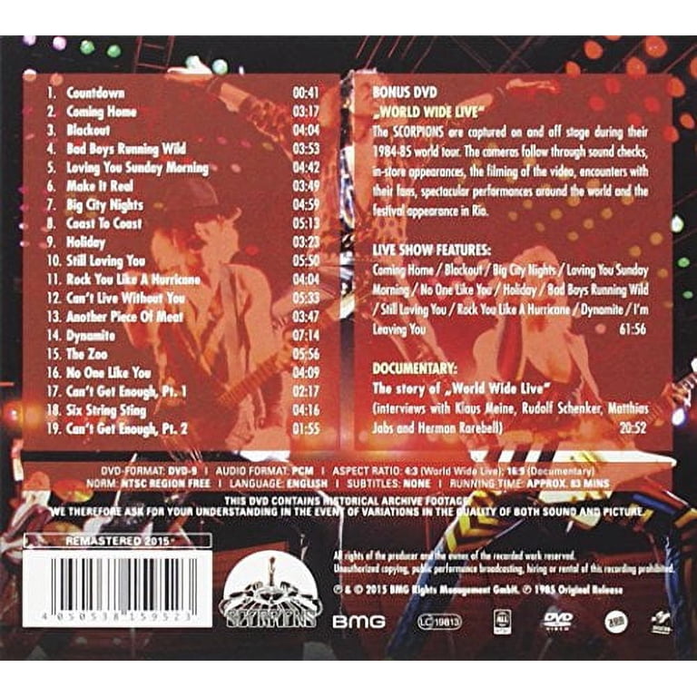Scorpions - World Wide Live: 50th Band Anniversary - Heavy Metal