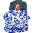 thumbnail image 2 of College Covers Everything Comfy Kentucky Wildcats Soft Raschel Throw Blanket, 60" x 50", 2 of 8