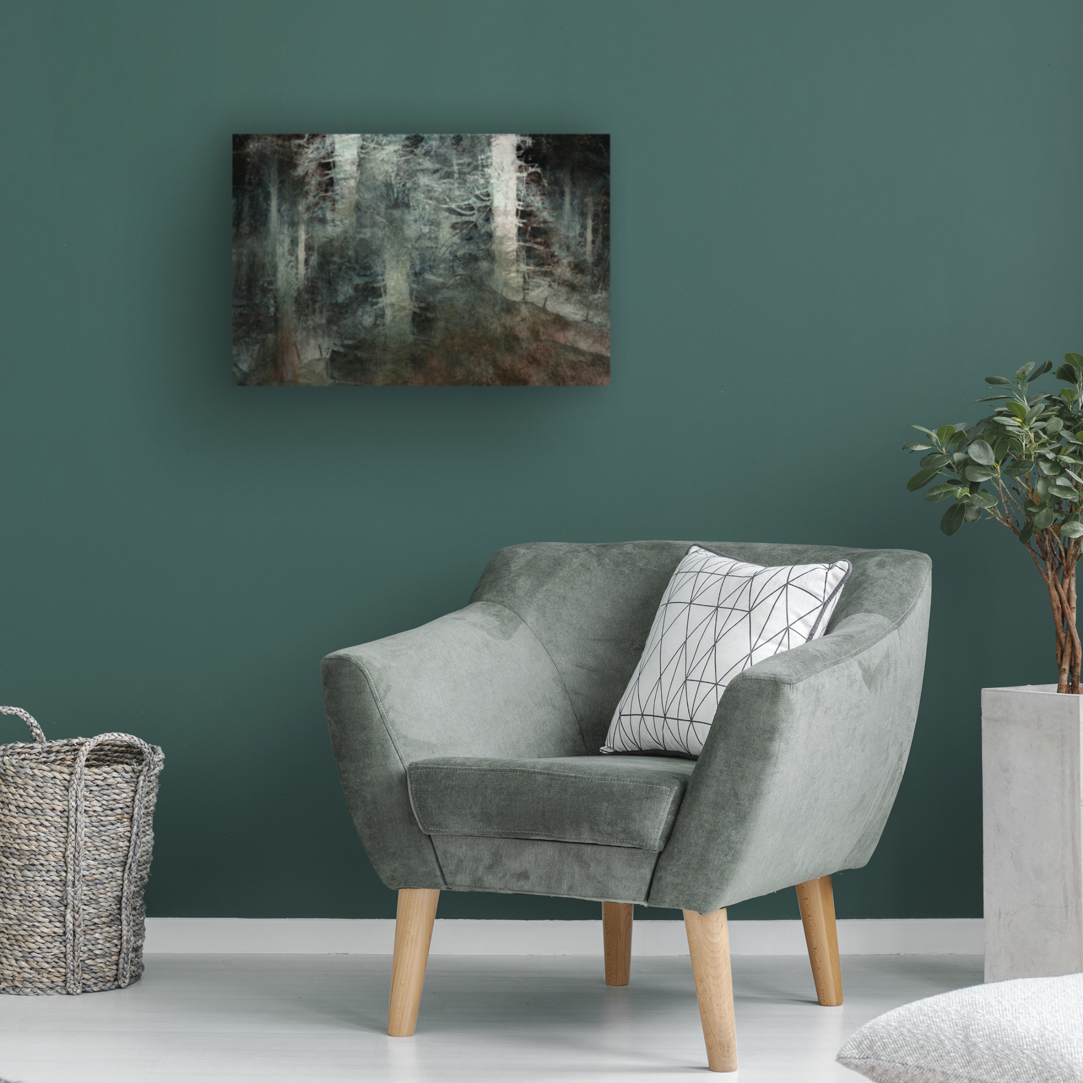 Canvas Wall Art - Christina Sillen 'From The Hill' Wall Art for Living Room, Bedroom, or Office Décor by Trademark Fine Art - 47 x 30 Inches