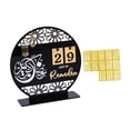 thumbnail image 3 of balikha Ramadan Advent Calendar, Islamic Mosque Party Holiday Acrylic Eid Mubarak Gift Ramadan Decoration for Farmhouse,School Round Shaped, 3 of 9