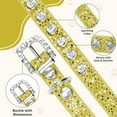 thumbnail image 2 of ‌Shiny Rhinestone Pet Collar - Adjustable PU Leather Dog & Cat Collar with Bling, Sparkling Fashion Accessory for Small Dogs, 2 of 6
