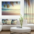 thumbnail image 1 of Typical Sunset on Seychelles Beach - Extra Large Seascape Art Canvas, 1 of 3