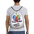 thumbnail image 2 of Saiise inside out 2 Print Drawstring Backpack String Bag Sackpack Cinch Water Resistant for Gym Shopping Sport Yoga, 2 of 9