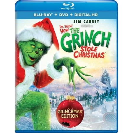 Dr. Seuss' How the Grinch Stole Christmas (Grinchmas Edition) (Blu-ray + DVD + Digital (Best Of The Grinch)