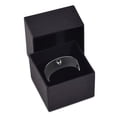 thumbnail image 3 of Men Wedding Ring Black Engagement Rings Gamer Tungsten Graduation Gifts New Mom Initial Jewelry, 3 of 8