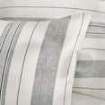 thumbnail image 7 of Levtex Home - Monroe Stripe Duvet Cover Set - Twin Duvet Cover (68 x 88in.) + One Standard Pillow Case (26 x 20in.) - Grey, White, and Charcoal - Striped - Cotton, 7 of 7