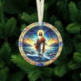thumbnail image 6 of PRETXORVE Christmas Decorations, Christmas Tree Decorations, Christmas Transparent Printing, Christmas Decoration Pendant, Nativity Scene Decoration, Commemorative Flat Pendant, 6 of 7