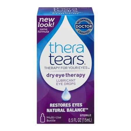 Thera Tears Dry Eyes Therapy Lubricant Eye Drops, 0.5 FL OZ