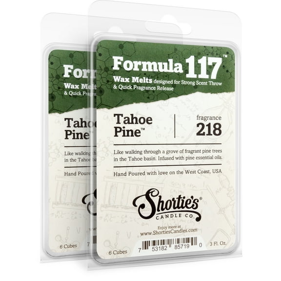 Tahoe Pine Wax Melts Multi Pack - Highly Scented   Essential & Natural Oils - Shortie's Candle Company