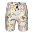 thumbnail image 3 of Fuzoiu Colorful Bow Knots1 Print Men's Beach Shorts,Men's Swim Trunks,Quick Dry Board Shorts with Pockets,Men's Bathing Suits for Surfing, Running, and Casual Wear-XX-Large, 3 of 6