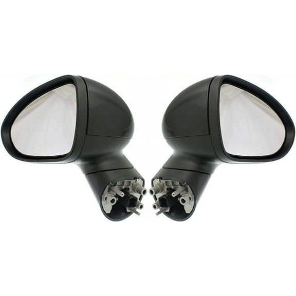 For Kia Rio 2012 2013 Door Mirror Driver and Passenger Side | Pair | Power | Heated | Power-Folding | w/ Signal Light | Paint to Match | Replacement For 87610-1W150, 87620-1W150 | KI1320166, KI132116