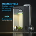 thumbnail image 3 of 1 Pack, Small Hydroponic Plant Grow Tent High Reflective Mylar Grow Box Grow Room Flower Greenhouse, 3 of 5