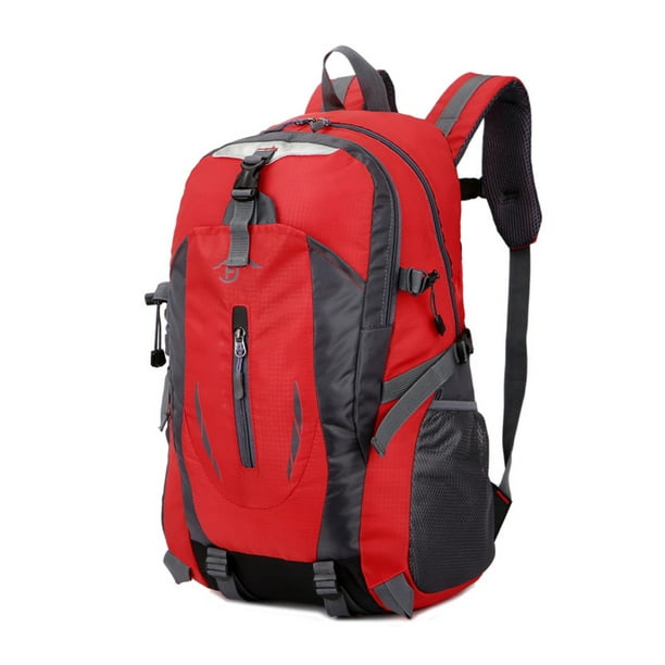 Ruzhgo Backpacks Waterproof 36-55l Large Capacity Outdoor Sports Rucksacks Climbing Backpacking Portable Trekking Fishing Bags Red Red