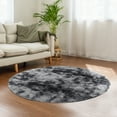 thumbnail image 6 of YEERSWAG 4'x4' Round Rugs for Bedroom,Fluffy Circle Rugs for Living Room,Home Decor Shaggy Carpet Fuzzy Plush Rug, 6 of 8